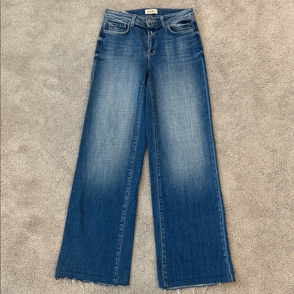 L’AGENCE Scottie Wide-Leg Jeans | Size 25 | Hayward Wash - Picture 3 of 13